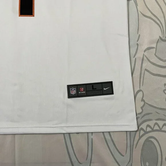 Cincinnati Bengals NFL No. 1 Chase White Jersey